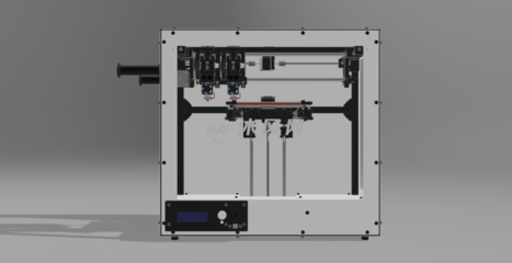 3D打印机设计三维模型